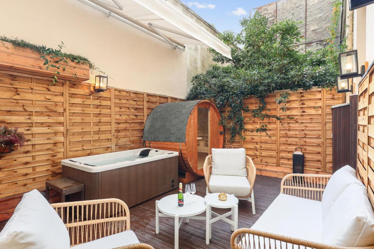 Suite Luxueuse Avec Jardin Prive Sauna Et Jacuzzi París Exterior foto