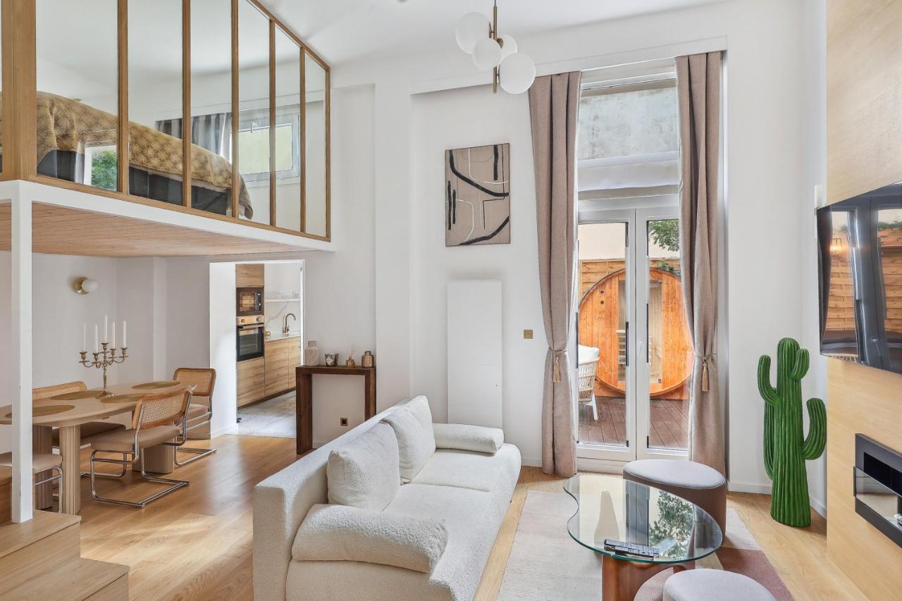 Suite Luxueuse Avec Jardin Prive Sauna Et Jacuzzi París Exterior foto