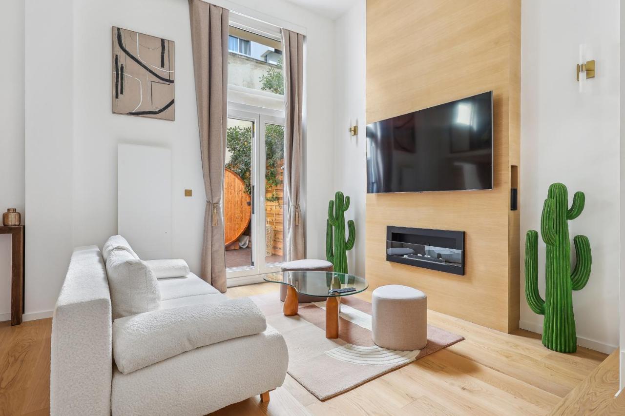 Suite Luxueuse Avec Jardin Prive Sauna Et Jacuzzi París Exterior foto