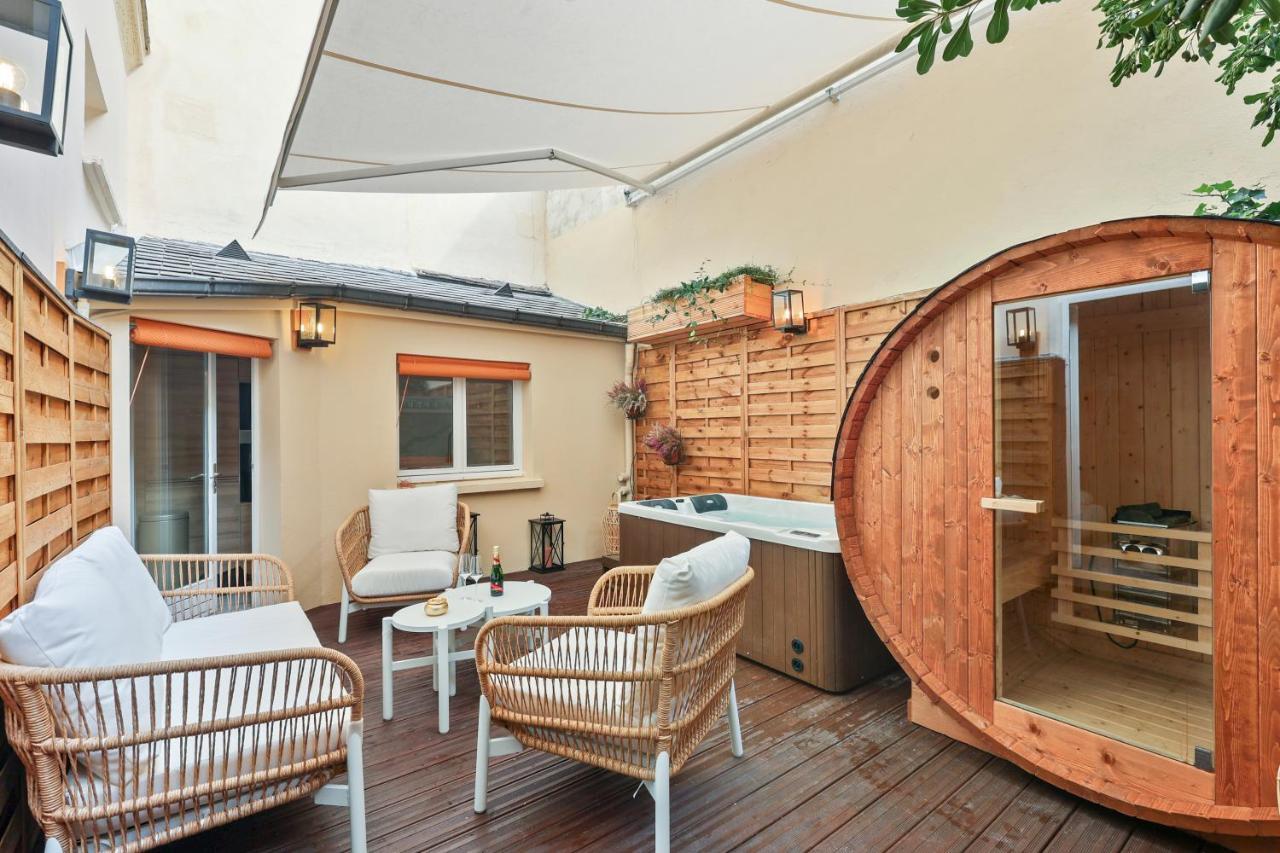 Suite Luxueuse Avec Jardin Prive Sauna Et Jacuzzi París Exterior foto